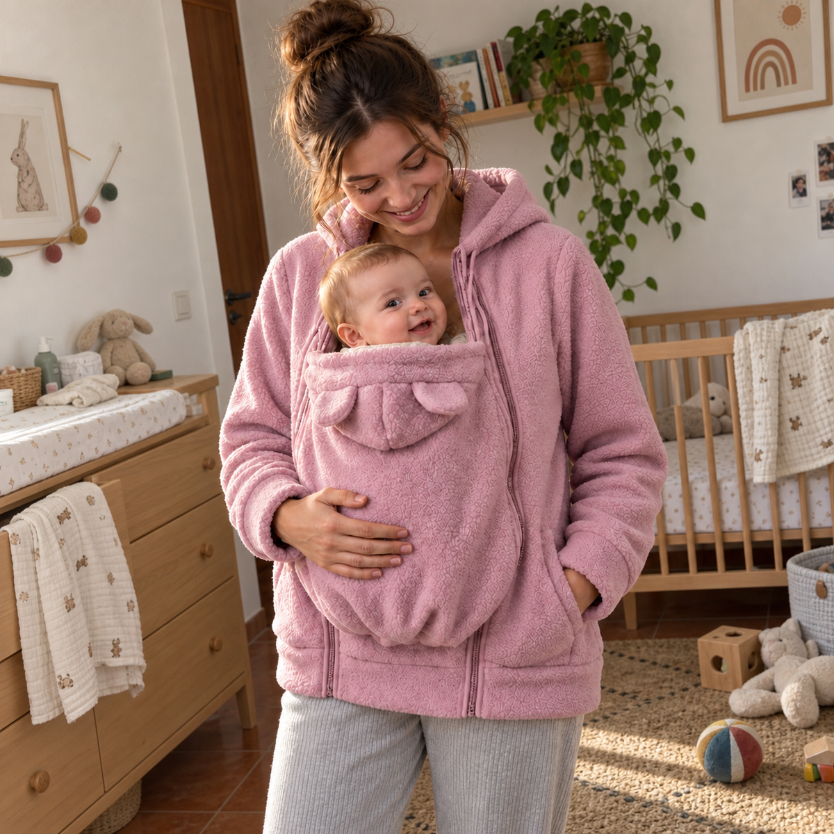 Babyroo - Sudadera de Lana para llevar a tu bebé