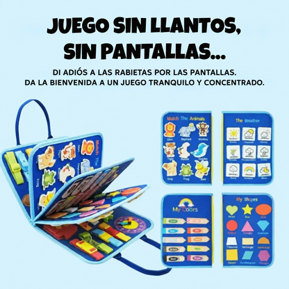 Kinderboard - Libro de desarollo sensorial Montessori