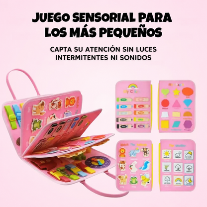 Kinderboard - Libro de desarollo sensorial Montessori