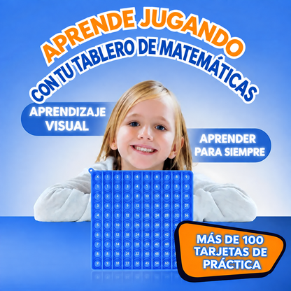KinderMath™ – Tablero Montessori 4 en 1 para Aprender Matemáticas