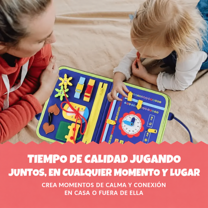 Kinderboard - Libro de desarollo sensorial Montessori