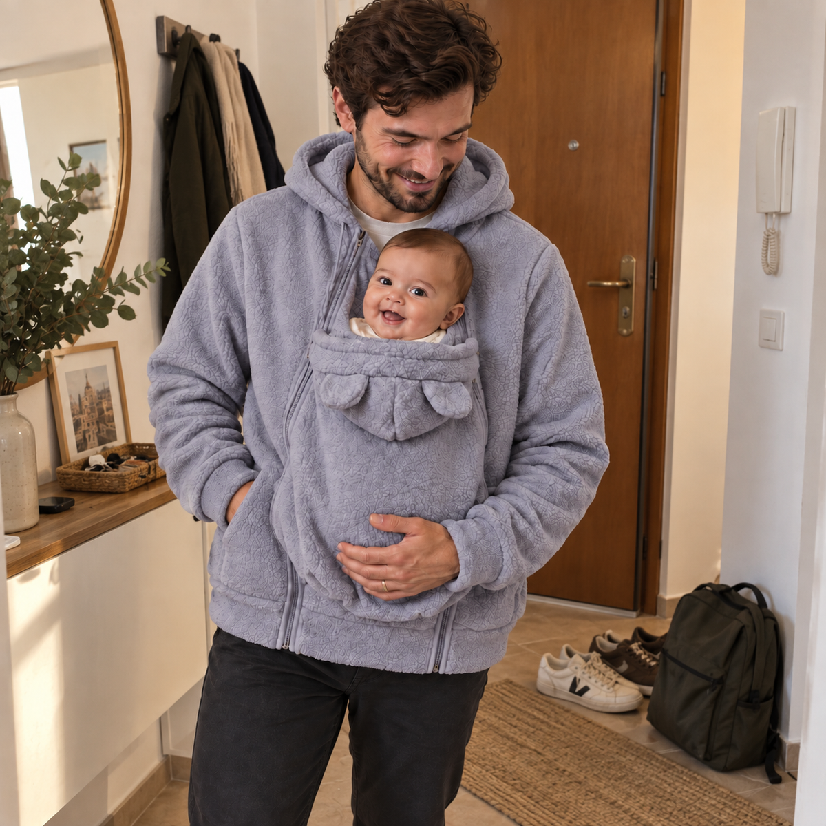 Babyroo - Sudadera de Lana para llevar a tu bebé